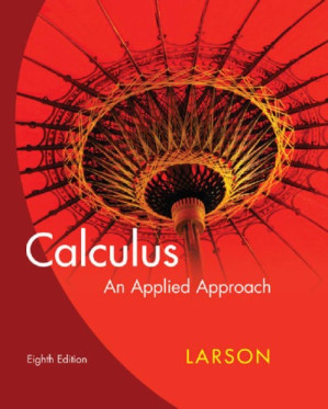 Calculus: An Applied Approach, 8th Edition By Ron Larson - 9781418843274