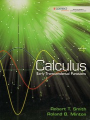 Calculus. Early transcendental functions