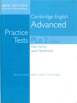 Cambridge English Advanced Practice Tests Plus 2 with Key - Kenny N., Newbrook J.