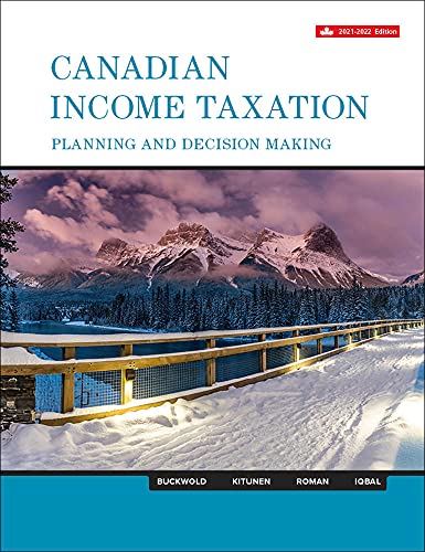 Canadian Income Taxation, 2020/2021