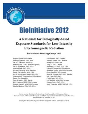 Carpenter. BioInitiative Report: A Rationale for Biologically-based Public Exposure Standards for Electromagnetic Radiation
