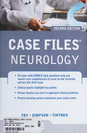 Case files. Neurology by Toy, Eugene C; Simpson, Ericka; Tintner, Ron