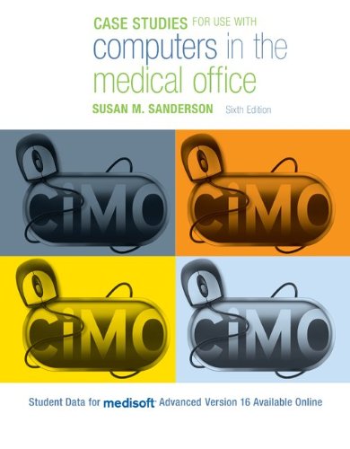 Case studies for use with computers in the medical office