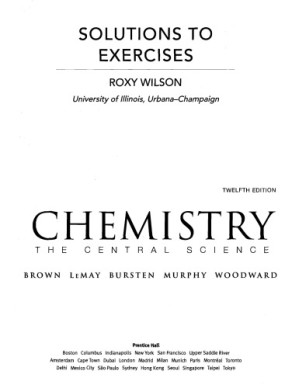 Chemistry the Central Science. Solution to Exercise - Roxy Wilson