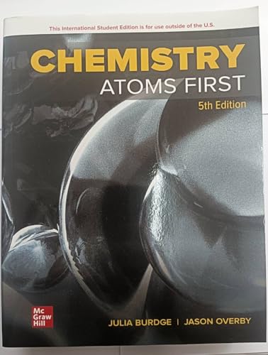 Chemistry. Atoms First by Julia Burdge, Jason Overby