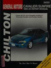 Chilton's General Motors Cavalier/Sunfire 1995-2000 Repair Manual 28322 By Kevin M. G. Maher
