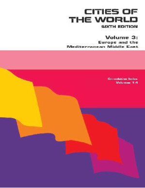 Cities Of The World Volume 3 Europe And The Mediterranean Middle East By Gale Group