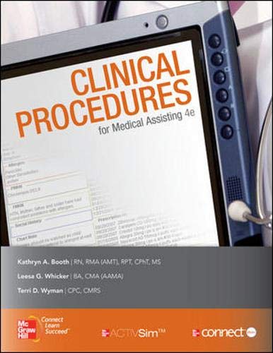 Clinical procedures for medical assisting