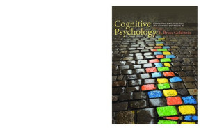 Cognitive Psychology: Connecting Mind, Research and Everyday Experience By E. Bruce Goldstein - 9781337408271