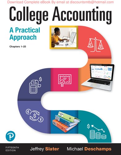College Accounting A Practical Approach 15e - Jeffrey Slater