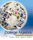 College Algebra: Concepts and Contexts By James Stewart; Lothar Redlin; Saleem Watson; Phyllis Panman - 9781418080433