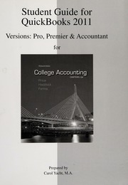 College accounting - 9780077430566