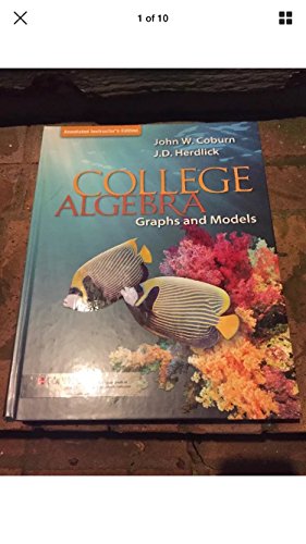 College algebra : graphs and models