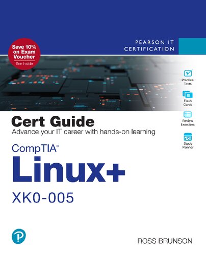 CompTIA Linux+ XK0-005 Cert Guide (Certification Guide) - Ross Brunson