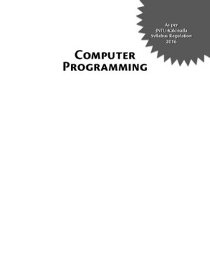 Computer Programming By E. Balagurusamy