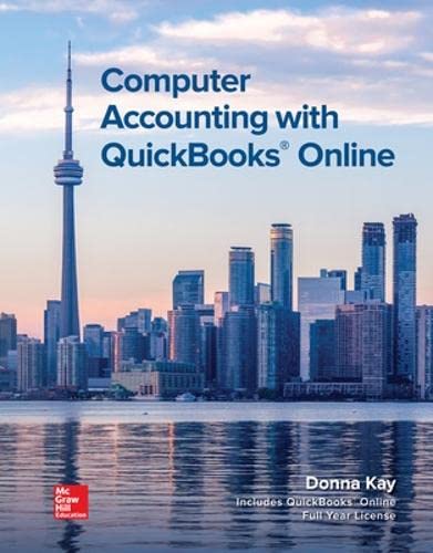 Computer accounting with quickbooks online - 9781260258424
