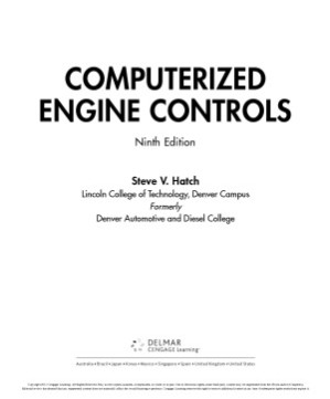 Computerized Engine Controls By Hatch Steve V.