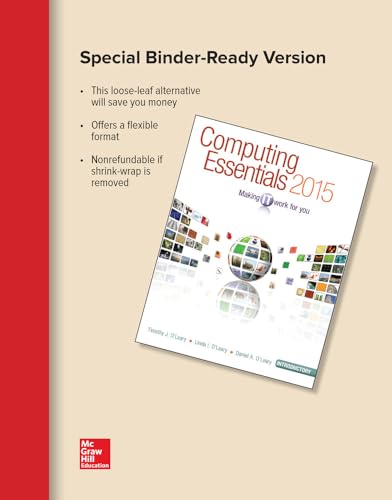 Computing essentials 2015: making IT work for you: introductory - 9781259223150