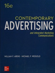Contemporary advertising and integrated marketing communications - 9781260735413