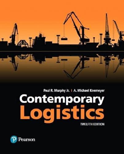 Contemporary logistics - 9780134519258