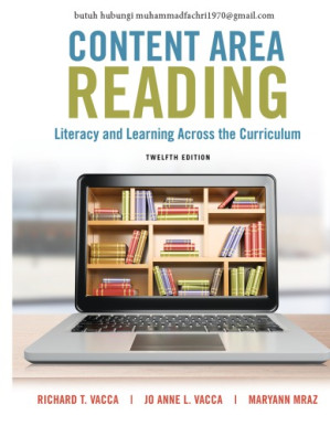 Content Area Reading Literacy and Learning Across the Curriculum - Richard T. Vacca