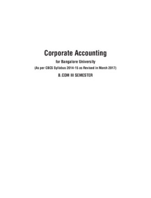 Corporate Accounting: As per CBCS Syllabus 2014-15 as Revised in March 2017 for B.Com Semester-III By Ruqsana Anjum
