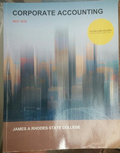 Corporate Accounting by