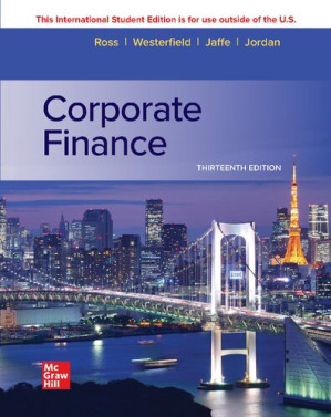 Corporate Finance By Bradford D. Jordan Stephen A. Ross, Randolph W. Westerfield, Jeffrey Jaffe