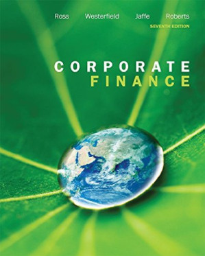 Corporate Finance By Ross, Westerfield, Jaffe