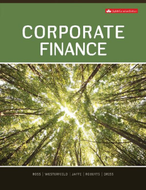 Corporate Finance Canadian Edition By & 4 more Prof Stephen A. Ross (Author)