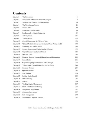 Corporate Finance - The Core (solutions) - Jonathan Berk, Peter DeMarzo