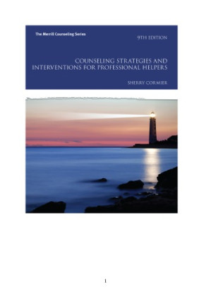 Counseling Strategies and Interventions for Professional Helpers - Sherry Cormier