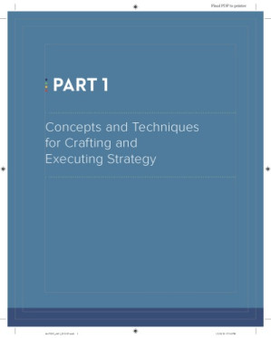 Crafting & Executing Strategy: Concepts and Cases By Arthur Thompson Jr; Margaret Peteraf; John Gamble; A. Strickland Iii