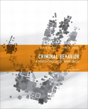 Criminal Behavior: A Psychological Approach - Curt R. Bartol, Anne M. Bartol - 9780133382105-1