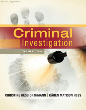 Criminal Investigation By Christine Hess Orthmann and Kären Matison Hess - 9781285096551