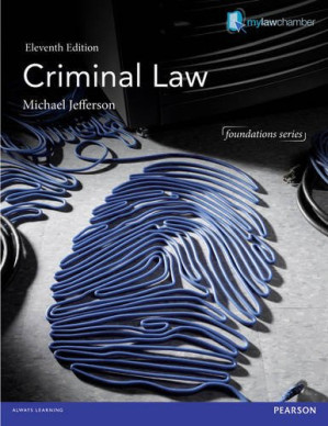 Criminal Law - Michael Jefferson