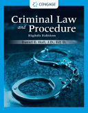 Criminal Law and Procedure By Daniel E. Hall