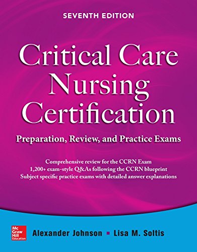 Critical care nursing certification.