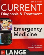 Current diagnosis & treatment. Emergency medicine - 9780071839907