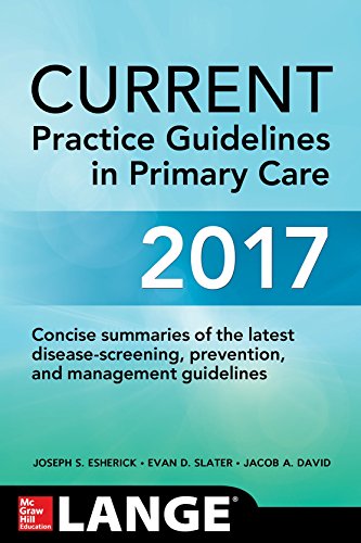 Current practice guidelines in primary care 2017 - 9781259860713