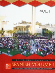 Cypress College Spanish Volume 1