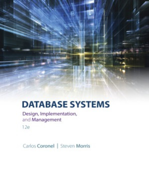 Database Systems  Design, Implementation By Carlos Coronel, Steven Morris
