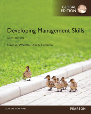 Developing management skills - David A Whetten; Kim S Cameron
