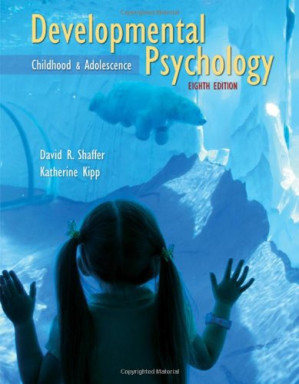 Developmental Psychology : Childhood and Adolescence , Eighth Edition By David R. Shaffer, Katherine Kipp