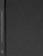 Developmental psychology by Carol Brown