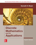 Discrete mathematics and its applications By Rosen, Kenneth H