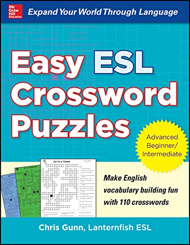 Easy ESL crossword puzzles by Gunn, Chris