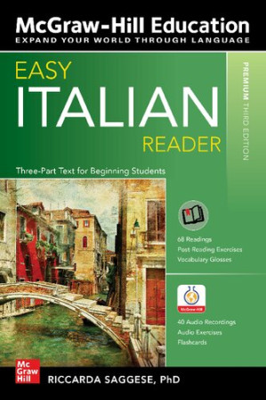 Easy Italian Reader, Premium Third Edition By Riccarda Saggese