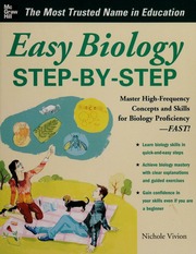 Easy biology step-by-step: master high-frequency concepts and skills for biology proficiency--fast!