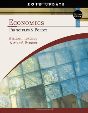 Economics: Principles and Policy, 11th Edition By William J. Baumol, Alan S. Blinder - 9781439080603